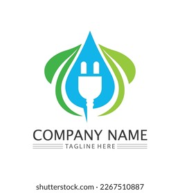 leaf logo design vector for nature symbol template editable,Green leaf logo ecology nature element vector icon.
