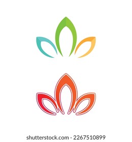 leaf logo design vector for nature symbol template editable,Green leaf logo ecology nature element vector icon.
