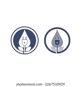 leaf logo design vector for nature symbol template editable,Green leaf logo ecology nature element vector icon.
