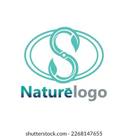 leaf logo design vector for nature symbol template editable,Green leaf logo ecology nature element vector icon.
