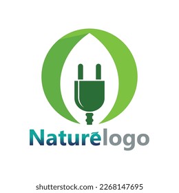leaf logo design vector for nature symbol template editable,Green leaf logo ecology nature element vector icon.
