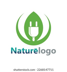 leaf logo design vector for nature symbol template editable,Green leaf logo ecology nature element vector icon.
