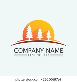 leaf logo design vector for nature symbol template editable,Green leaf logo ecology nature element vector icon.

