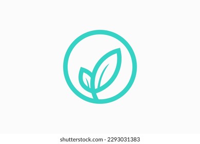 Leaf Logo Design Vector Sign 