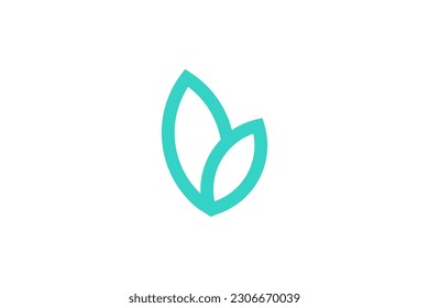 Leaf Logo Design Vector Sign 