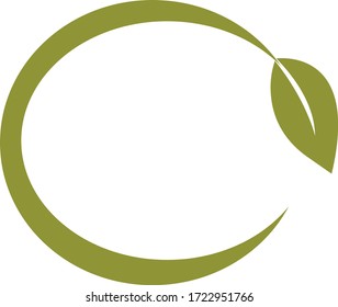 Material vectorial de diseño de logotipo de hoja