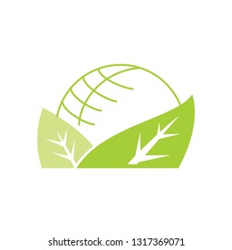 Leaf Logo Design Vector Template Isolated