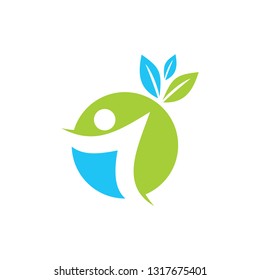 Leaf Logo Design Vector Template Isolated