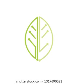 Leaf Logo Design Vector Template Isolated