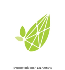 Leaf Logo Design Vector Template Isolated
