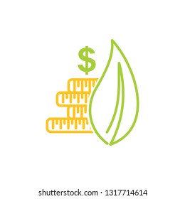 Leaf Logo Design Vector Template Isolated