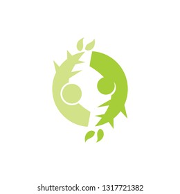 Leaf Logo Design Vector Template Isolated