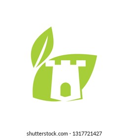 Leaf Logo Design Vector Template Isolated