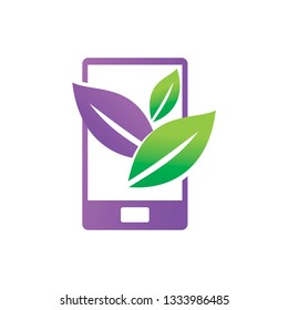 Leaf Logo Design Vector Template Set