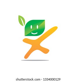 Leaf Logo Design Vector Template Set