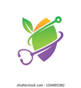 Leaf Logo Design Vector Template Set