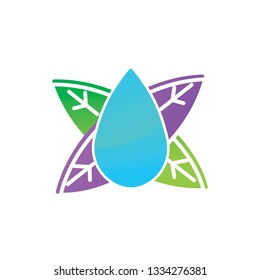Leaf Logo Design Vector Template Set
