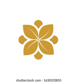 leaf logo design vector template