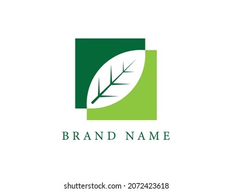 Leaf Logo Design Vector Template