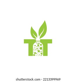 leaf logo design vector template