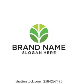 leaf logo design vector,editable eps 10