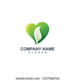 leaf logo designs green icon