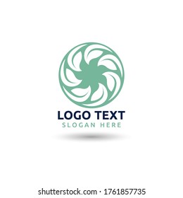  leaf logo ecology nature element vector