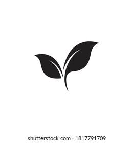 icono del vector de elemento de naturaleza ecología del logotipo de la hoja