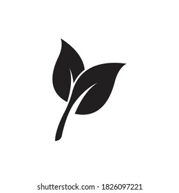 icono del vector de elemento de naturaleza ecología del logotipo de la hoja