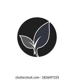 icono del vector de elemento de naturaleza ecología del logotipo de la hoja
