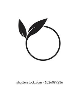 icono del vector de elemento de naturaleza ecología del logotipo de la hoja