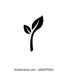 icono del vector de elemento de naturaleza ecología del logotipo de la hoja