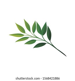 leaf logo with flower pot. Beautiful design to decorate 