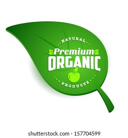 leaf logo food farm product fruit vegetarian tag label eco green leaf with eco seal of healthy vital natural pure ranch nutrient leaf logo food farm product fruit vegetarian tag label eco farmer parts