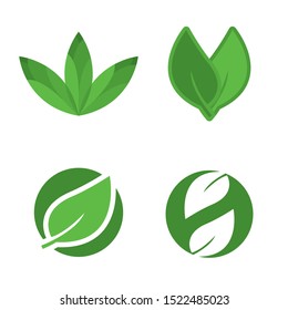 Leaf logo for fresh company. Simple and elegant.