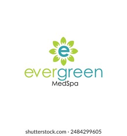 leaf logo full color illustration
