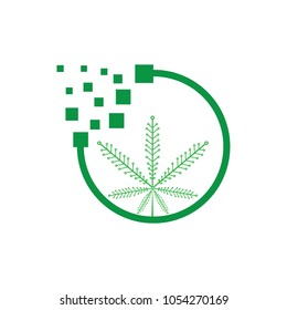 Leaf logo graphic design 