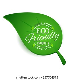 leaf logo green banner leaves farmer eco market business bio green leaf with eco label of healthy organic natural fresh farm food leaf logo green banner leaves farmer eco market business bio parts fru