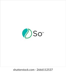 Leaf So logo in green and blue on a white background