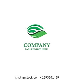 leaf logo - green nature logo and symbol - Vector