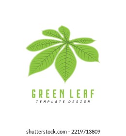 Leaf Logo Green Plant Design Leaves Of Trees Product Brand Template Illustration