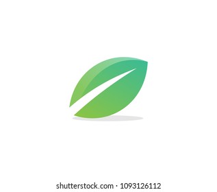 Leaf logo icon 