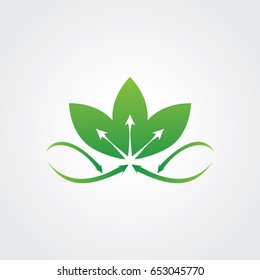leaf logo icon