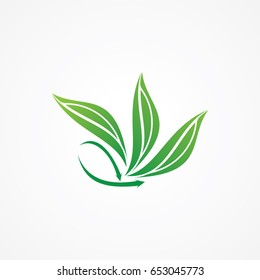 leaf logo icon