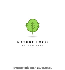 Leaf Logo icon design element vector template (4)