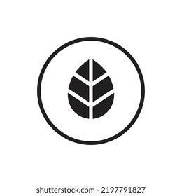 Diseño de iconos de logotipo de hoja, concepto de logotipo de naturaleza - Vector