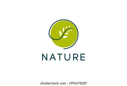 leaf logo icon design template vector elements for your company brand