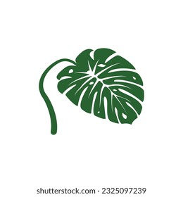 leaf logo icon design template