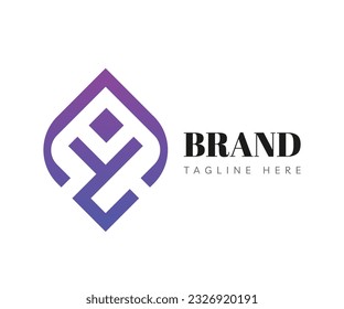 Elementos de plantilla de diseño de iconos de logotipo de hoja. Usable para marca y logotipos de negocios.

