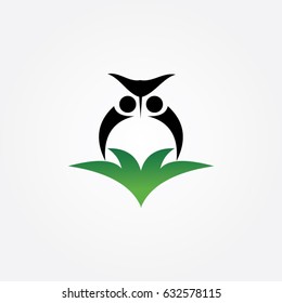 leaf logo, icon nature 